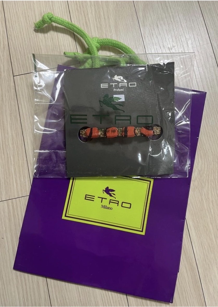 1회착 정품 에트로 고가라인 크리스탈 헤어핀 머리핀 집게핀 헤어밴드 타임