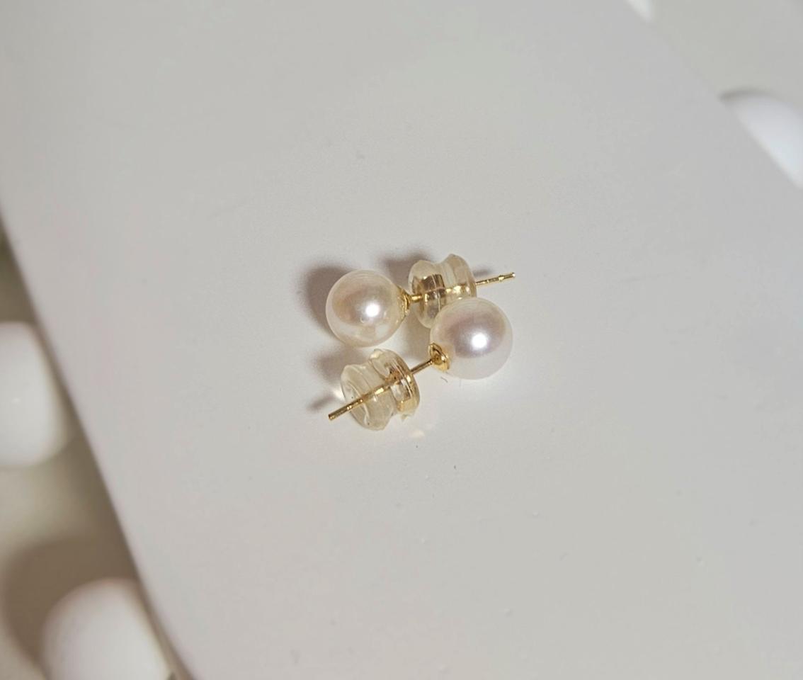 14k진주귀걸이  아코야진주