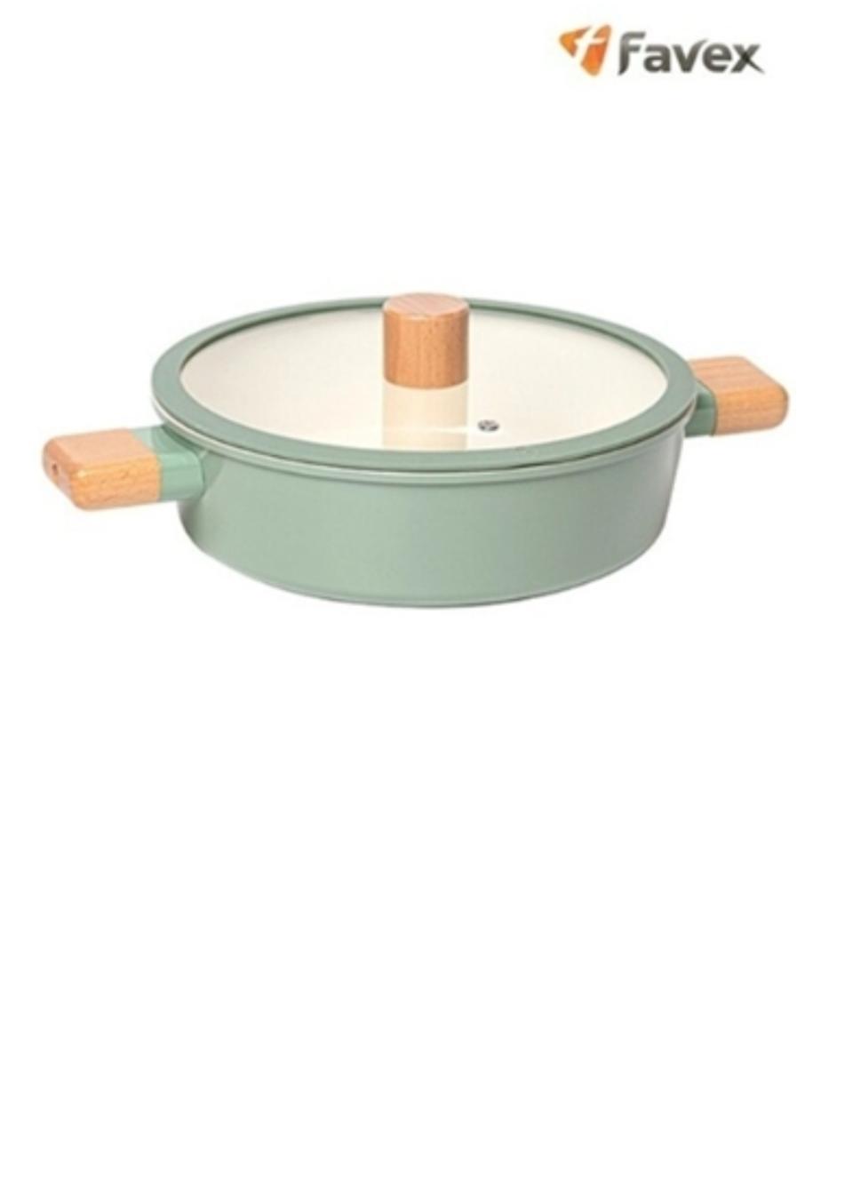 [파벡스] 세라믹 전골 냄비 24cm