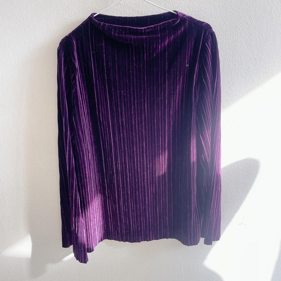 L) 자라 벨벳 티셔츠