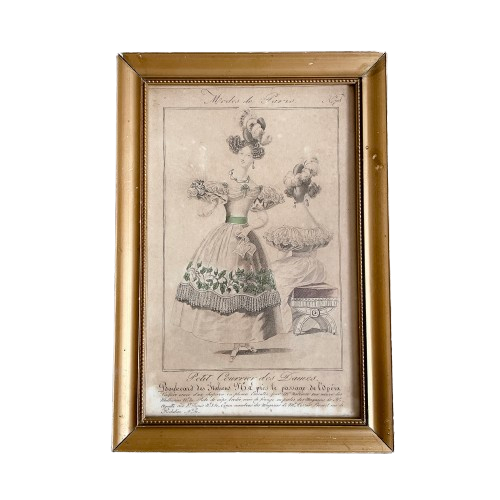 앤틱 크레놀린 레이디 액자