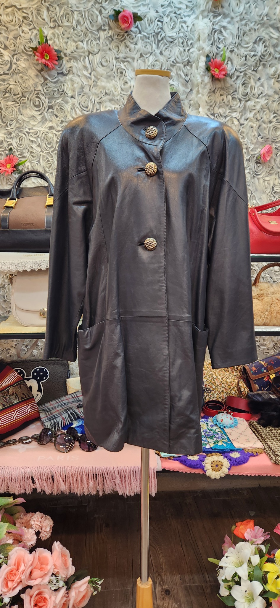 고급 양가죽 코트(FREE)(이태리가죽)