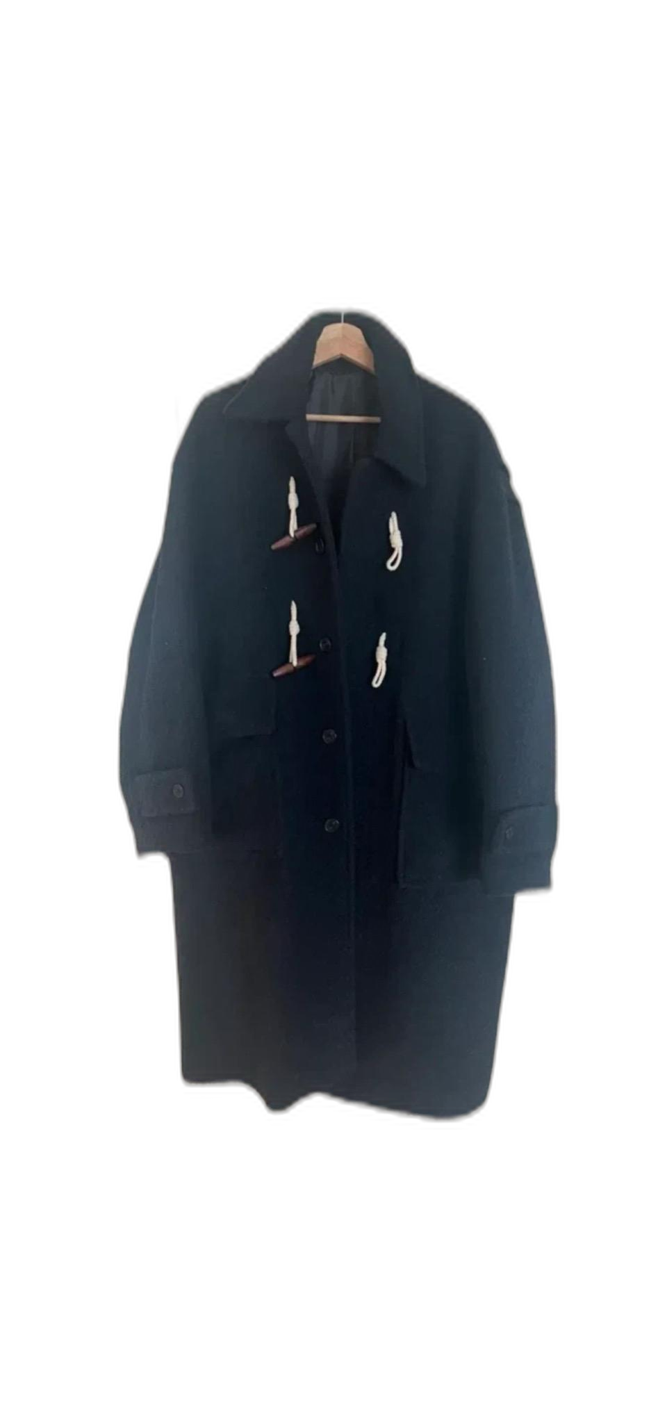 에잇세컨즈 울블렌디드 부클코트