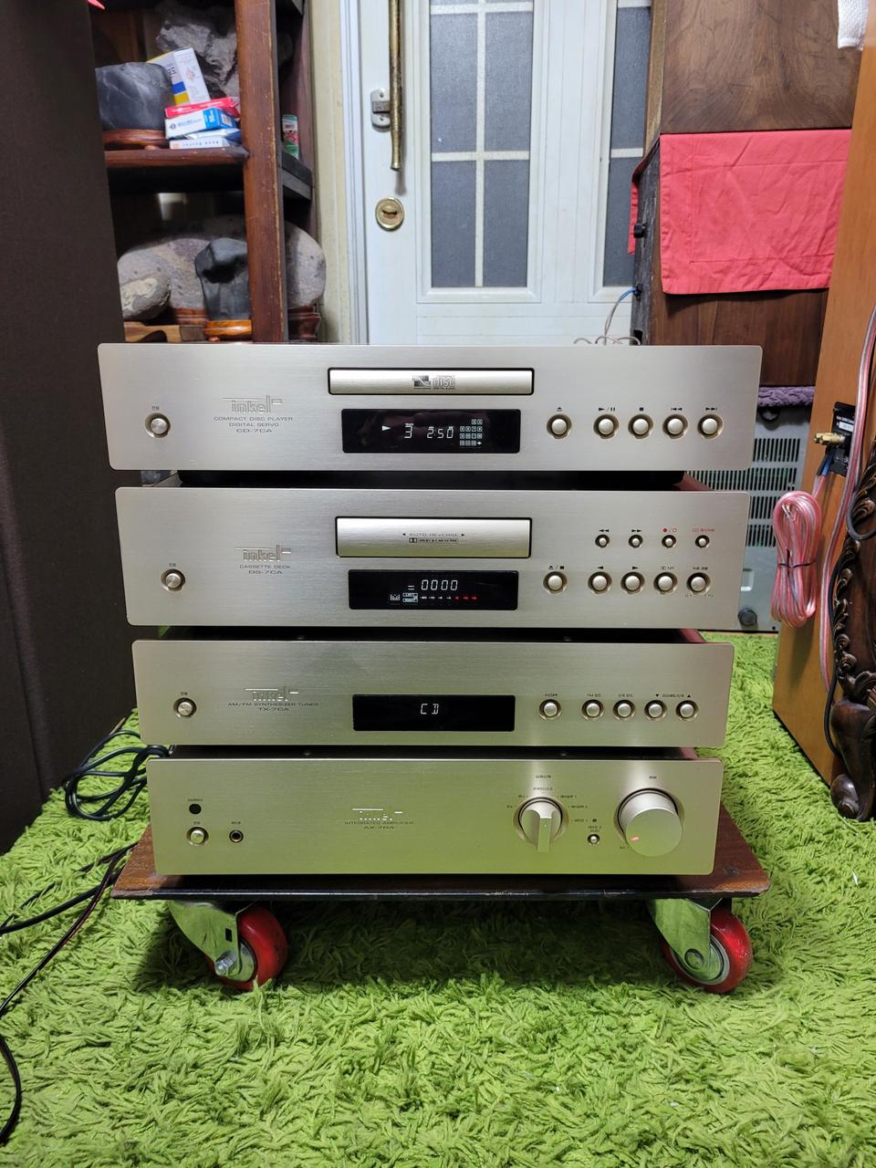 인켈 4단세트 AX-7RA 엠프 리모콘