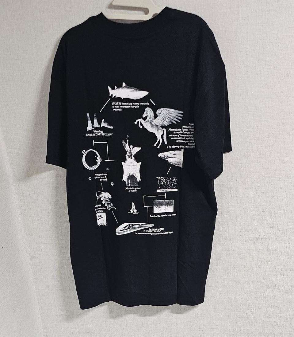 정품)나이키에어프린팅반팔티셔츠새상품미사용