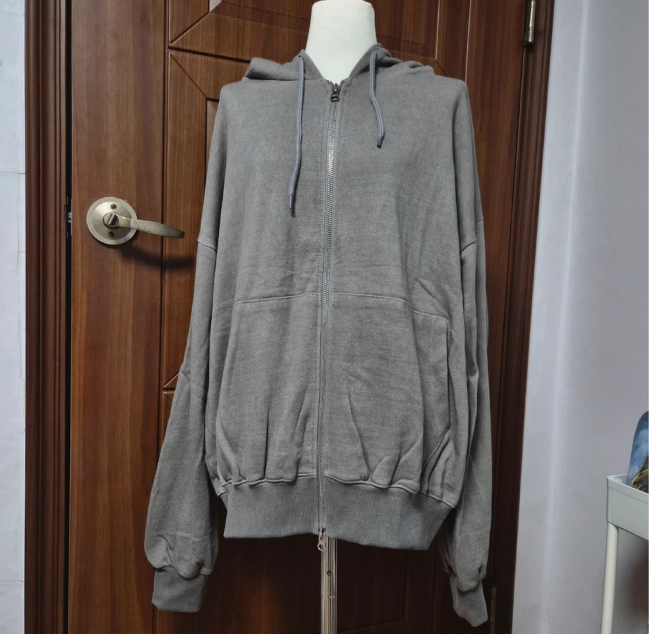 피그먼트 후드집업 새상품