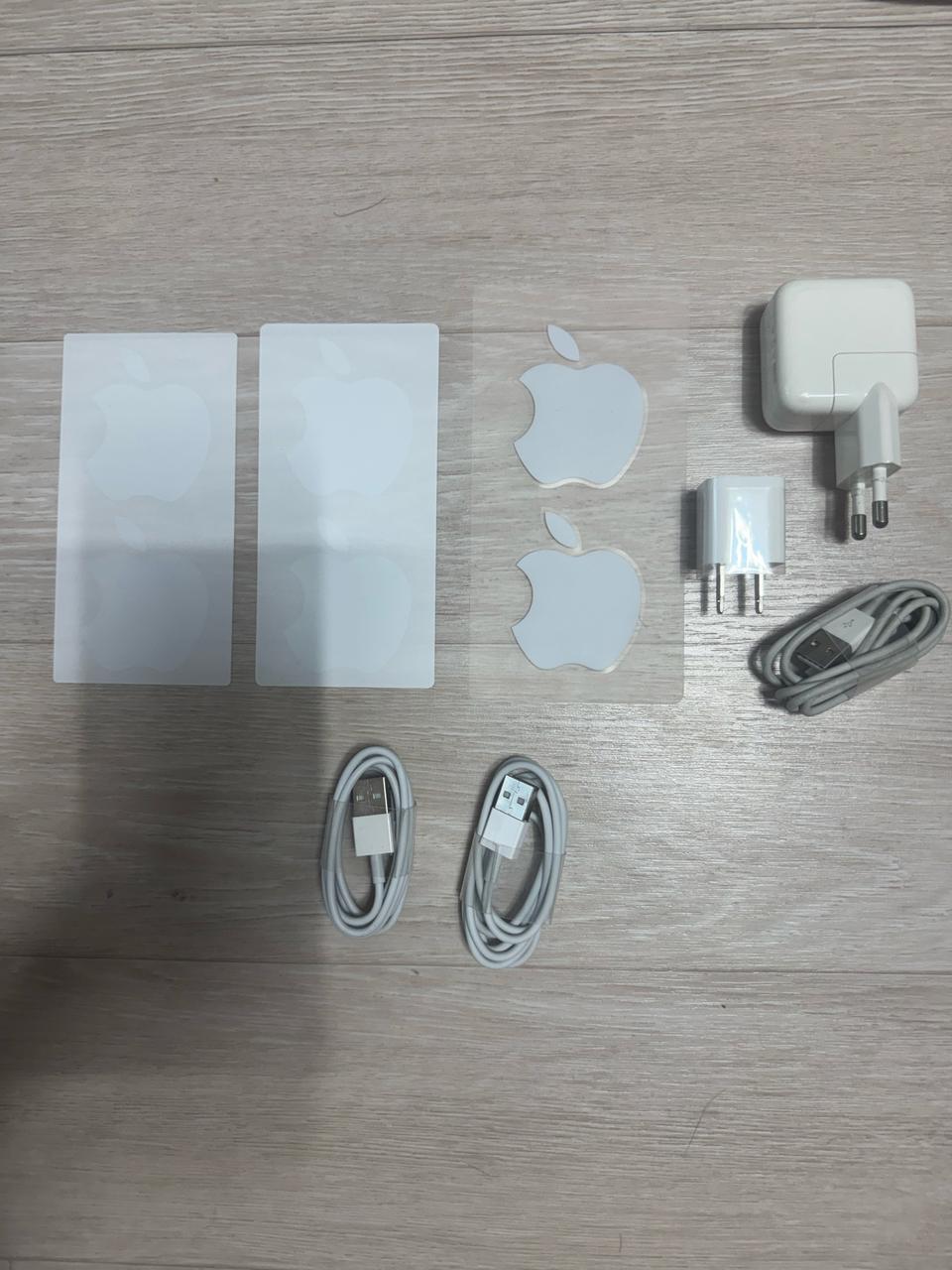 (일괄) 애플 정품 어댑터 스티커 라이트닝 케이블 + 사제품