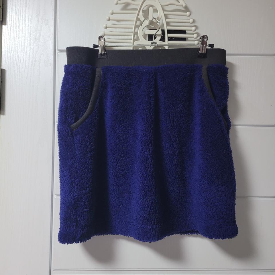 유니클로 플리스 미니 스커트 L