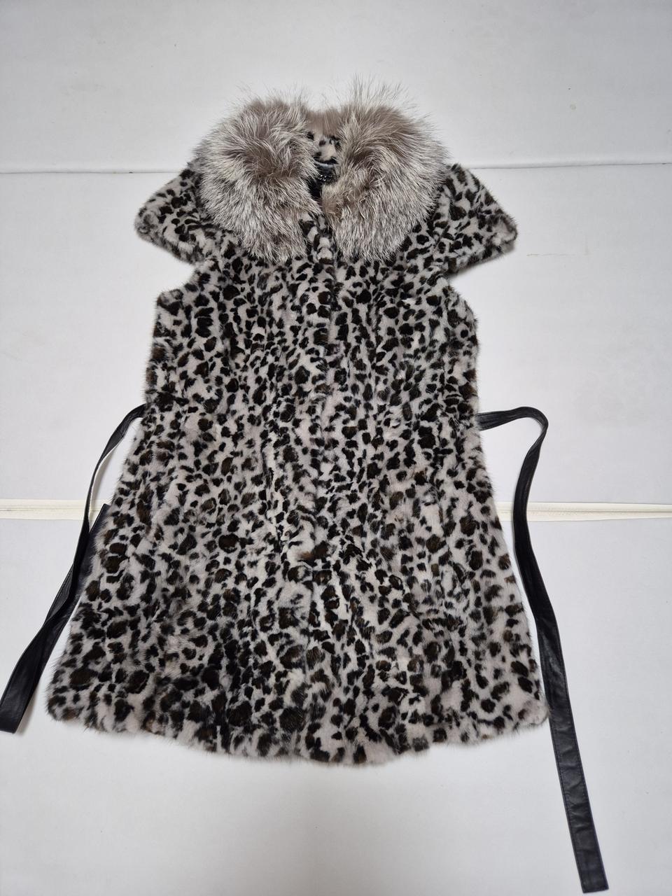 제시 뉴욕 호피밍크+폭스롱조끼(55)