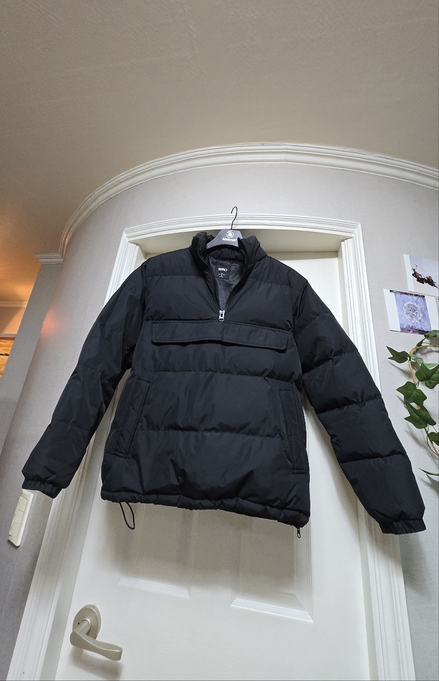 한정판 스파오 오리털 아노락M.L.XL가능/미착용