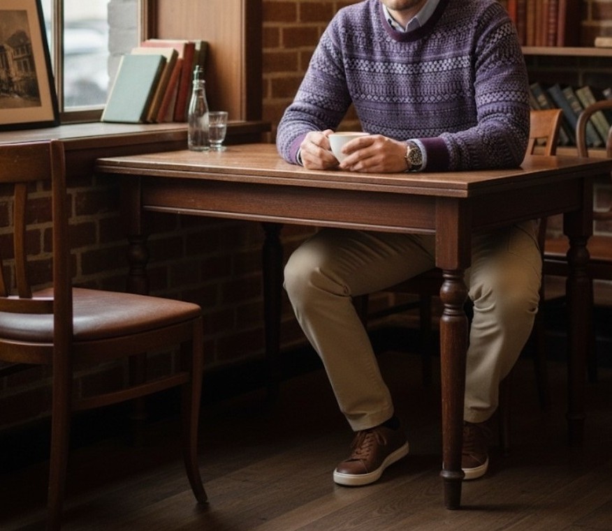 Gap 패턴 니트 (L)