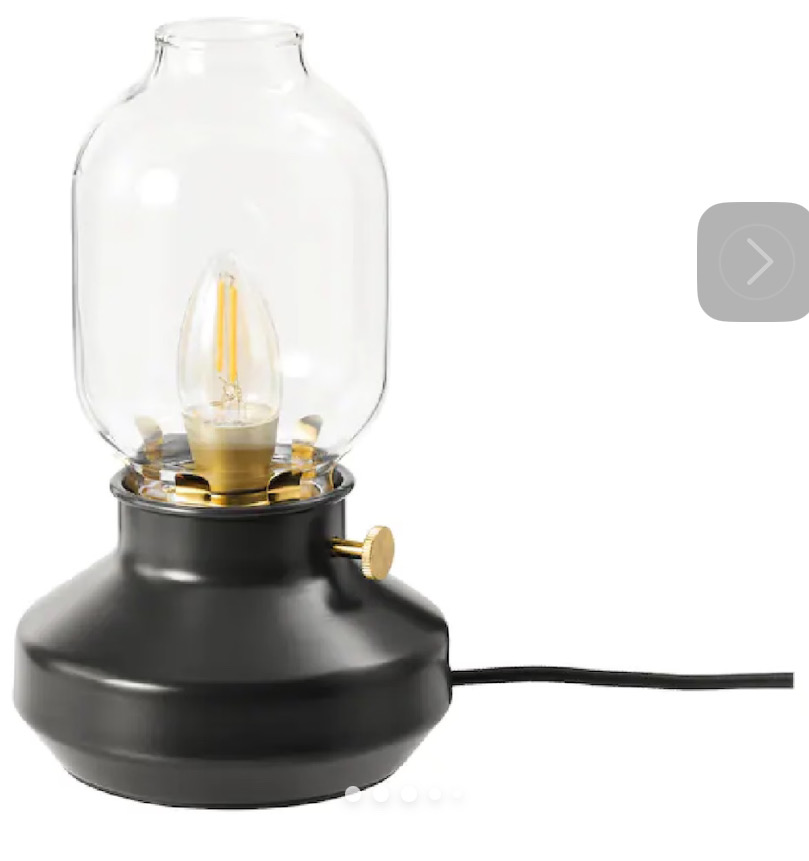 테르나뷔 랜턴 단스탠드 밝기조절 LED (앤트러싸이트) -중고