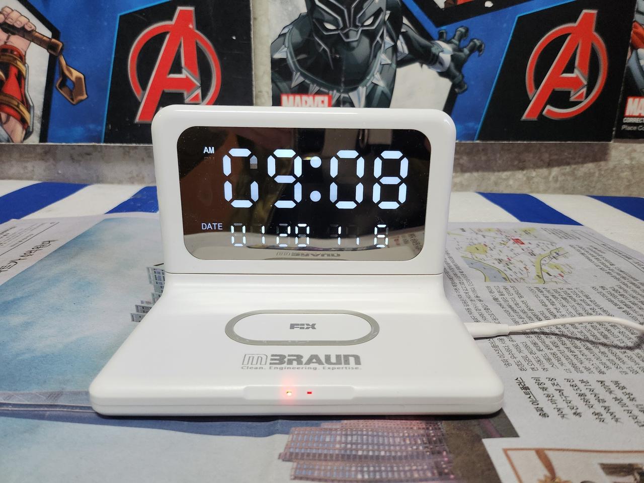 픽스 무선충전기 + 시계