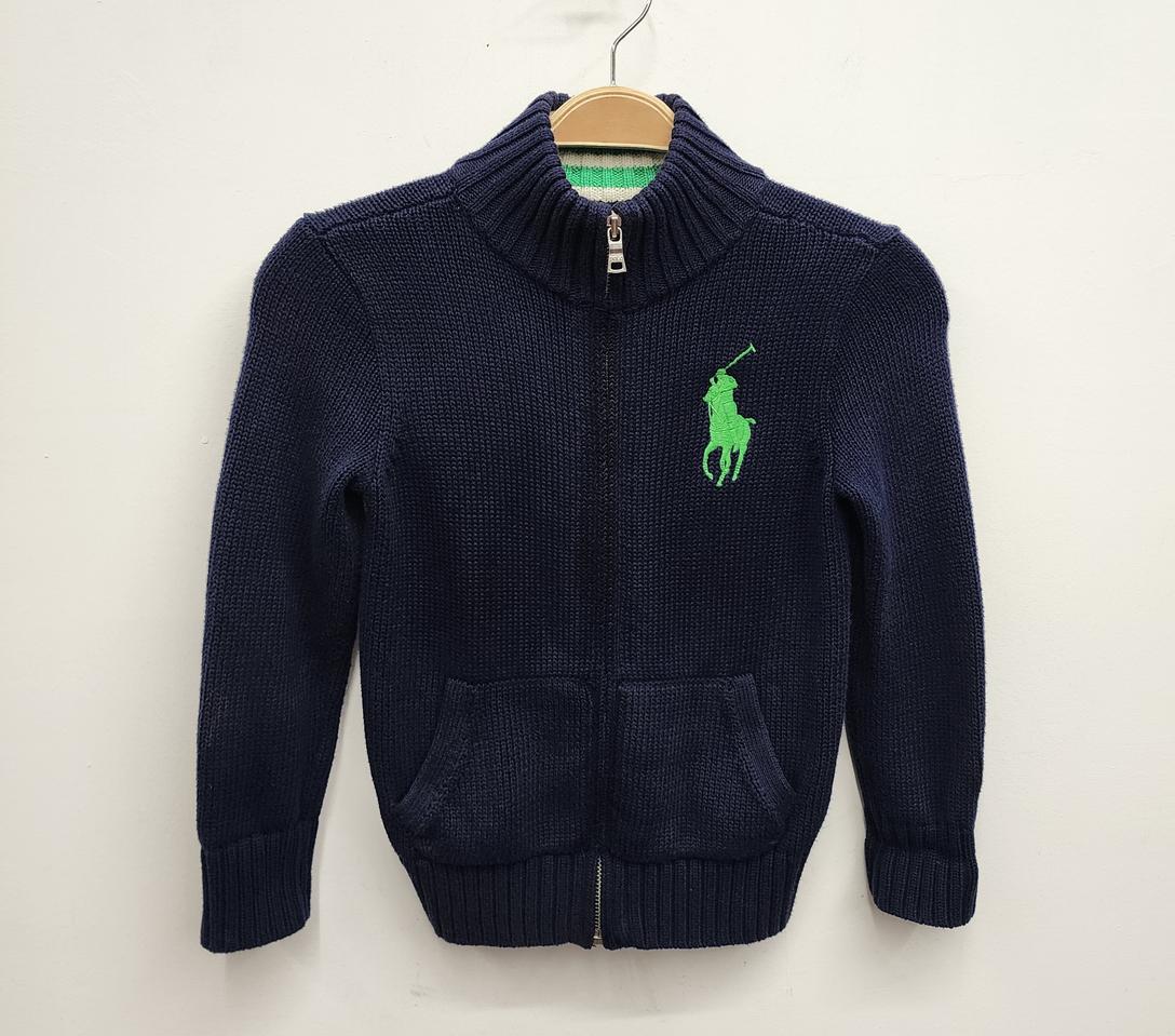 폴로 키즈 니트 가디건(6세)