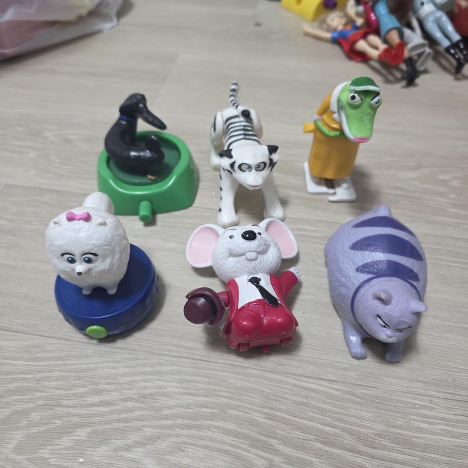 해피밀 움직이는 동물 6종 세트