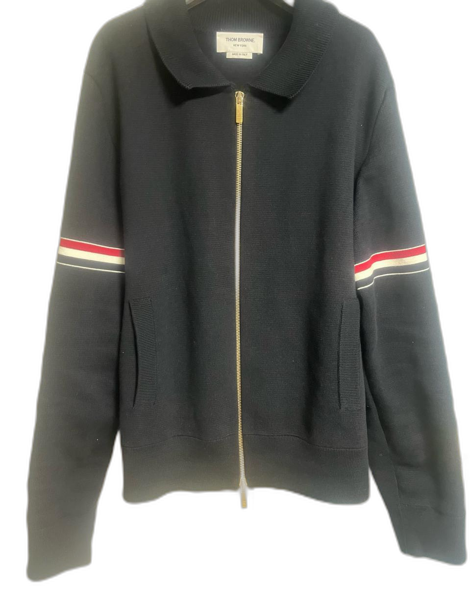 [정품] 톰브라운 암밴드 스트라이프 가디건 4사이즈
