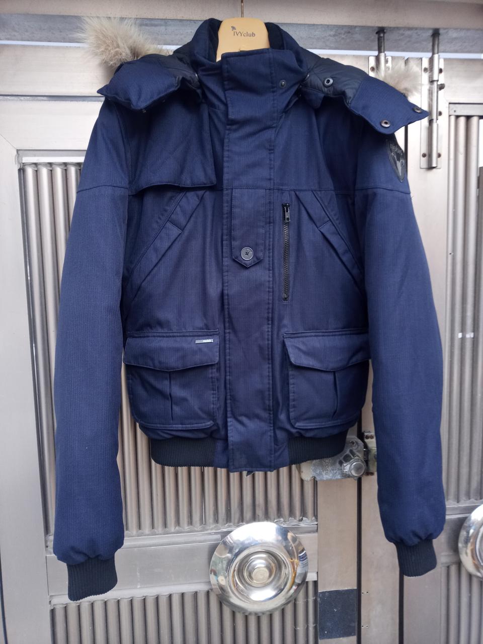 정품 노비스 남성 네이비 프리미엄 숏패딩점퍼 S 상태양호