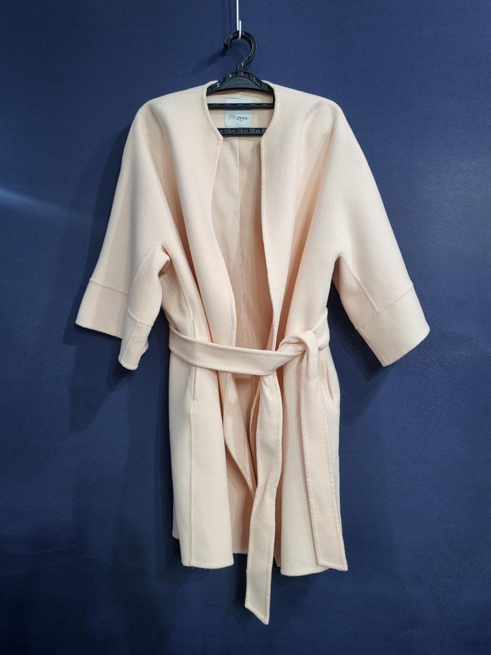 쥬크 캐시미어 벨티드 코트