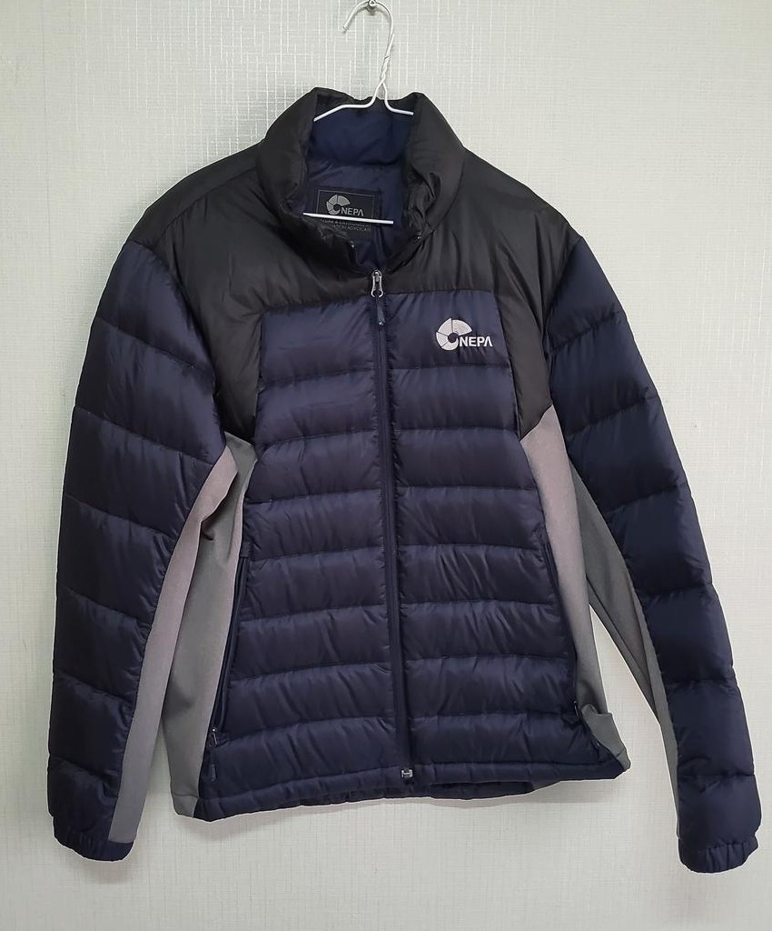 네파 덕경량패딩 블랙/네이비 100정도