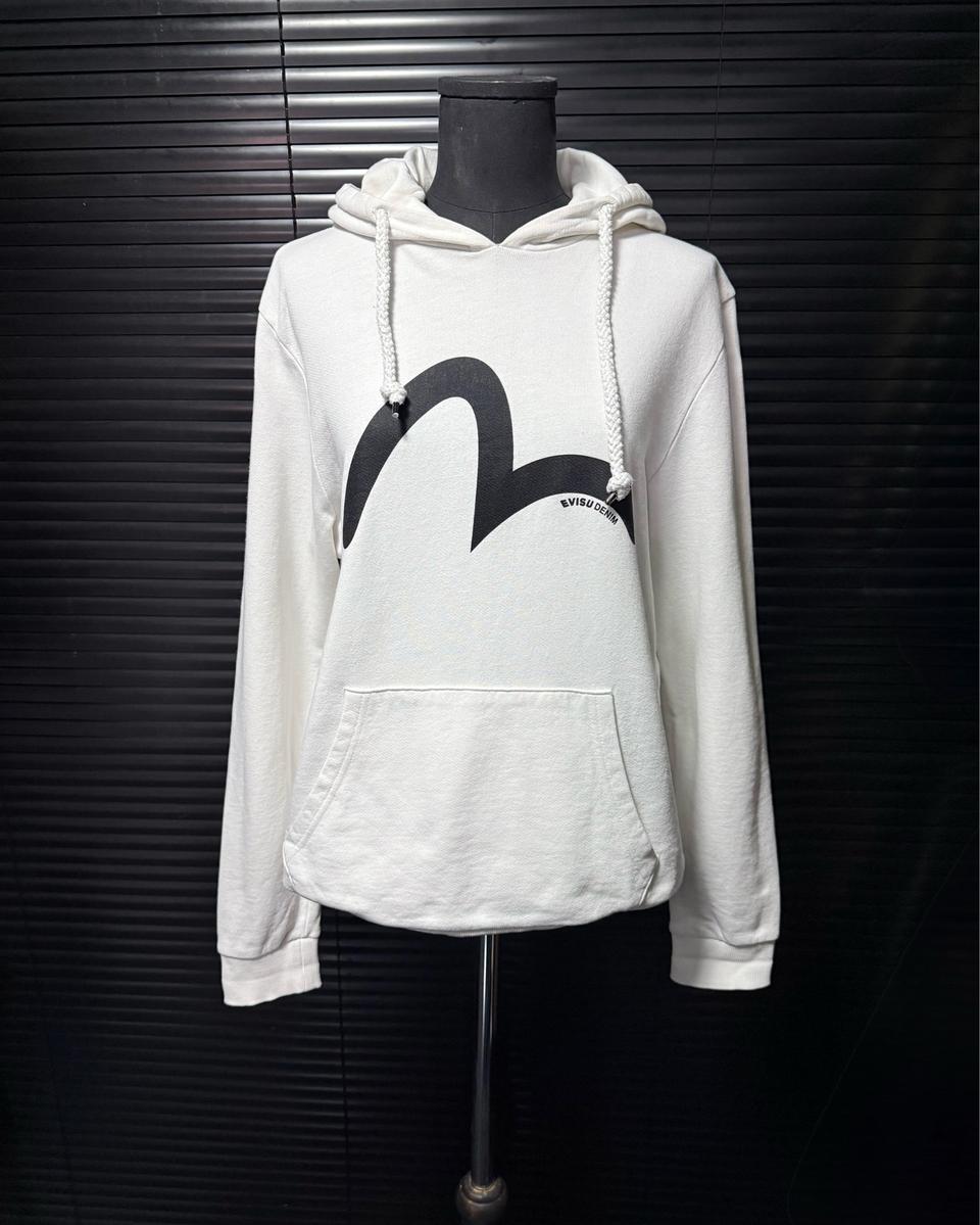 애비수 화이트 흰색 스웻 후드 후디 티셔츠 95 M 빈티지 y2k 스트릿