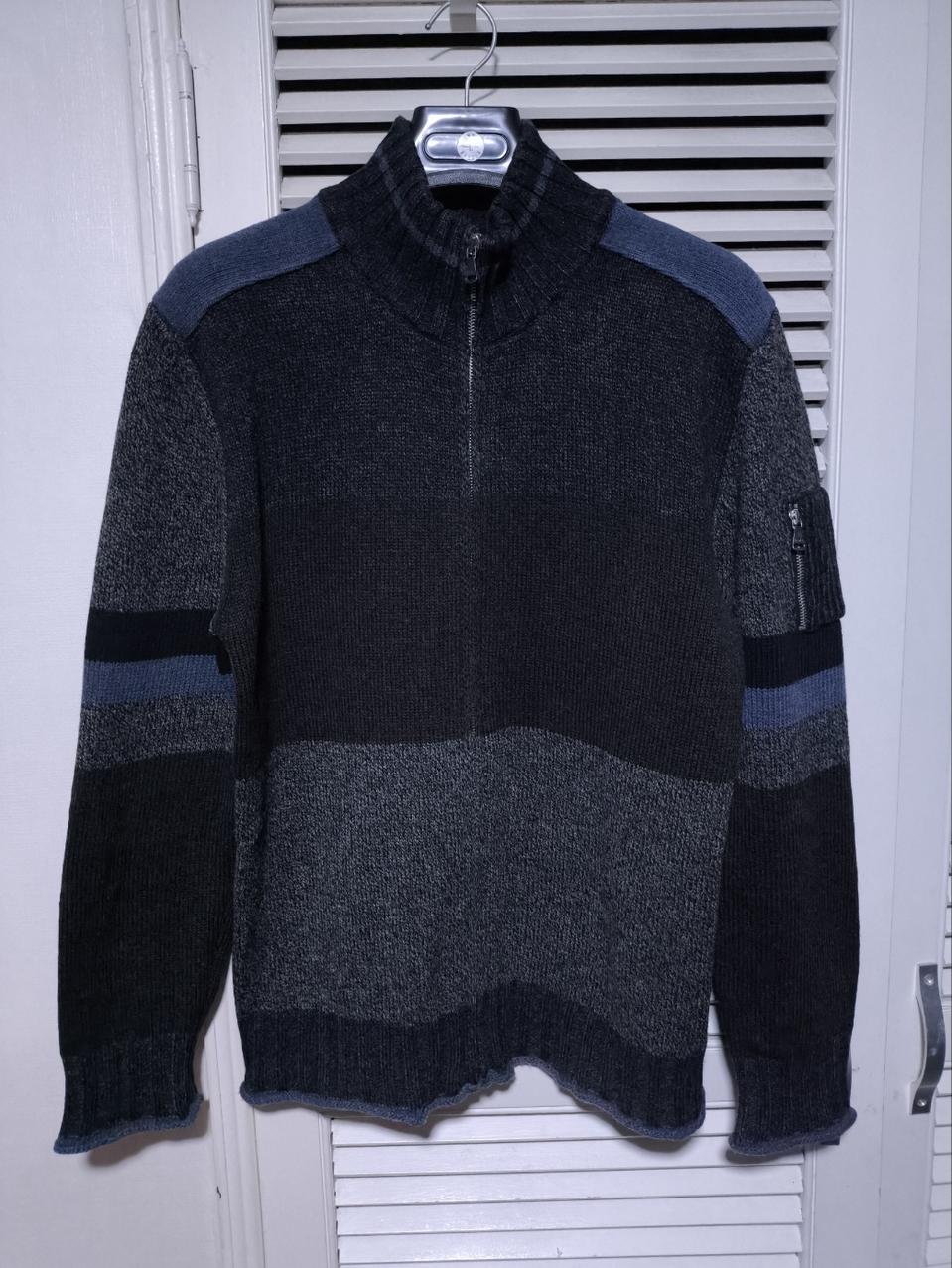 XL 돌체앤가바나 블록 니트 집업