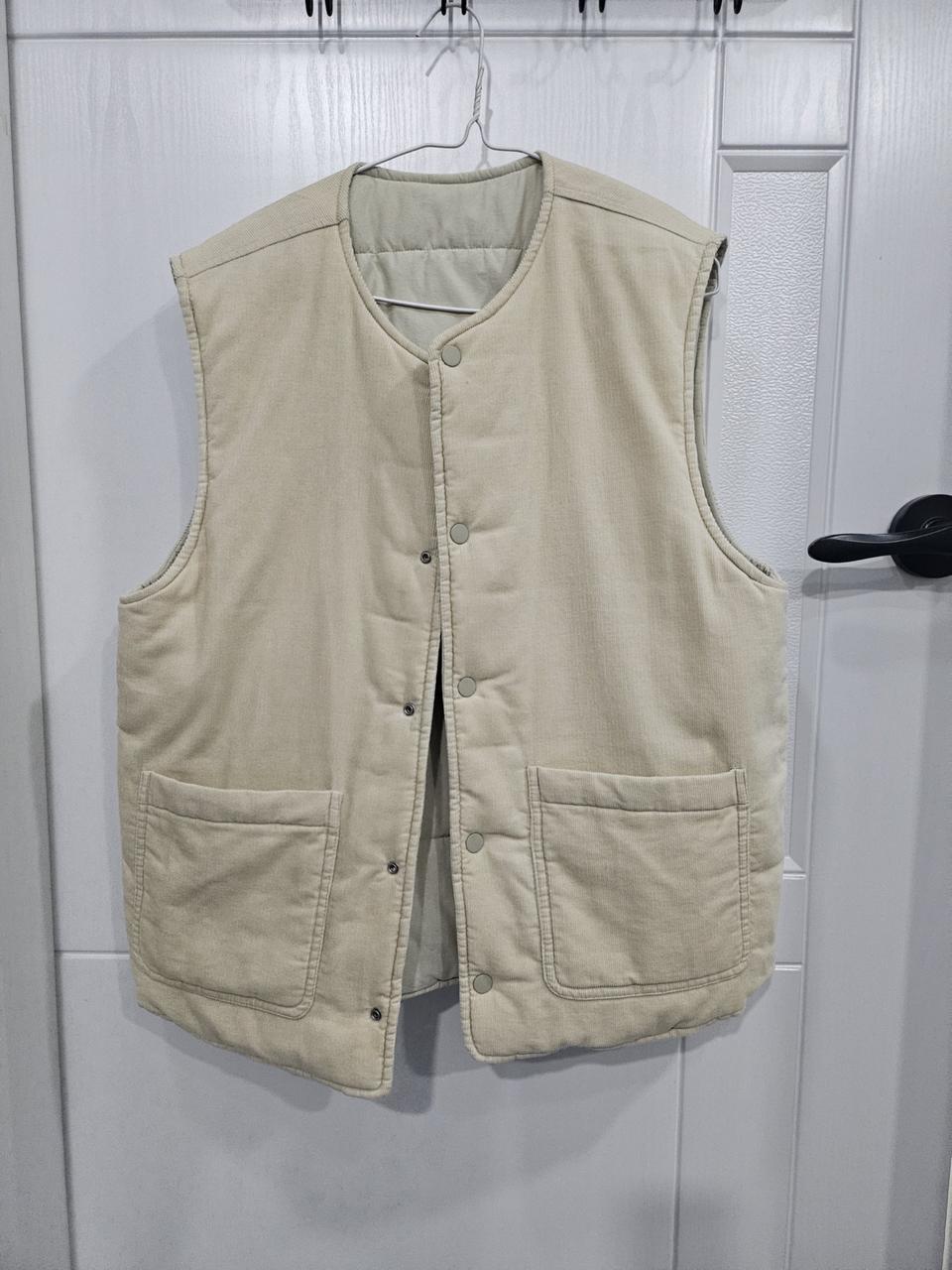 마인드브릿지 xl (100-105) 리버시블 양면조끼 골덴/누빔