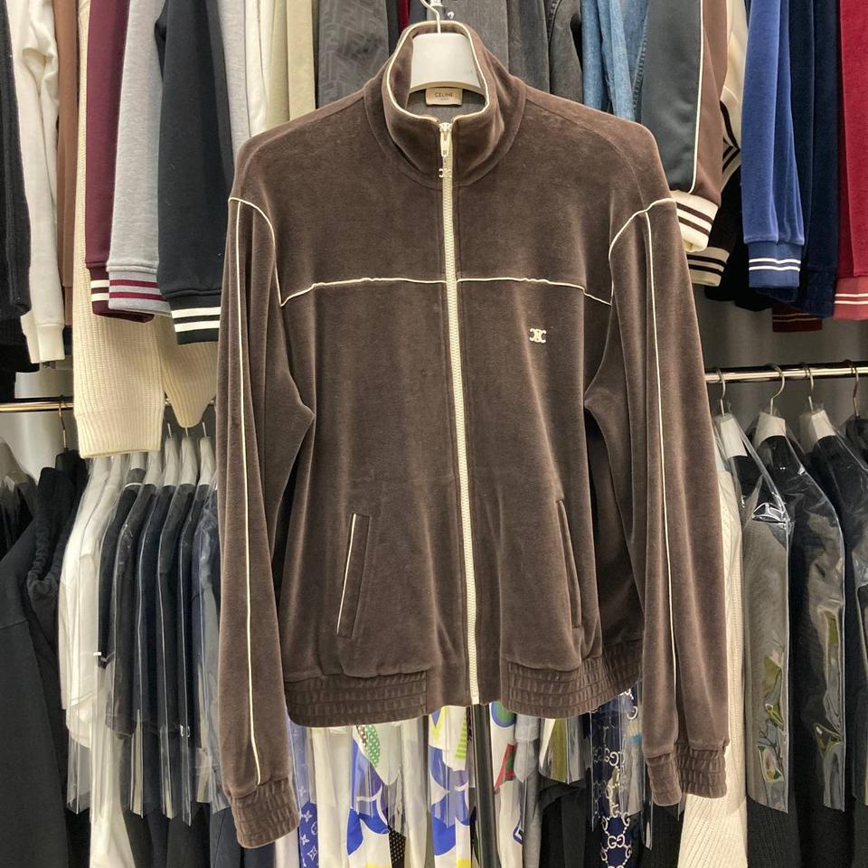 셀린느 트리오페 브라운 집업 XL