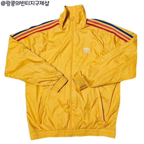아디다스 올드스쿨 빈티지 불꽃 바람막이 자켓
