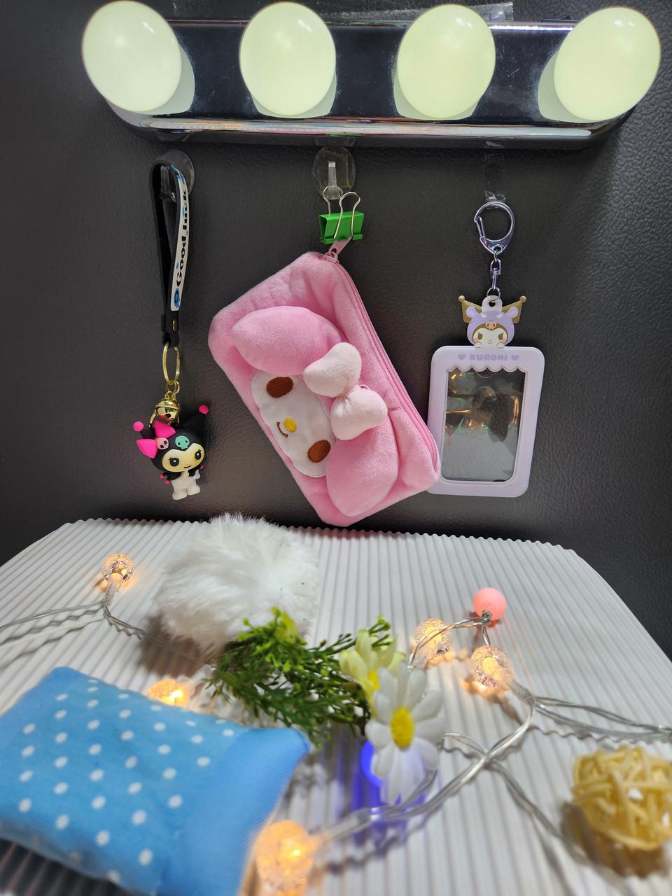 "마이멜로디와 쿠로미" [파우치. 키링.카드홀더]