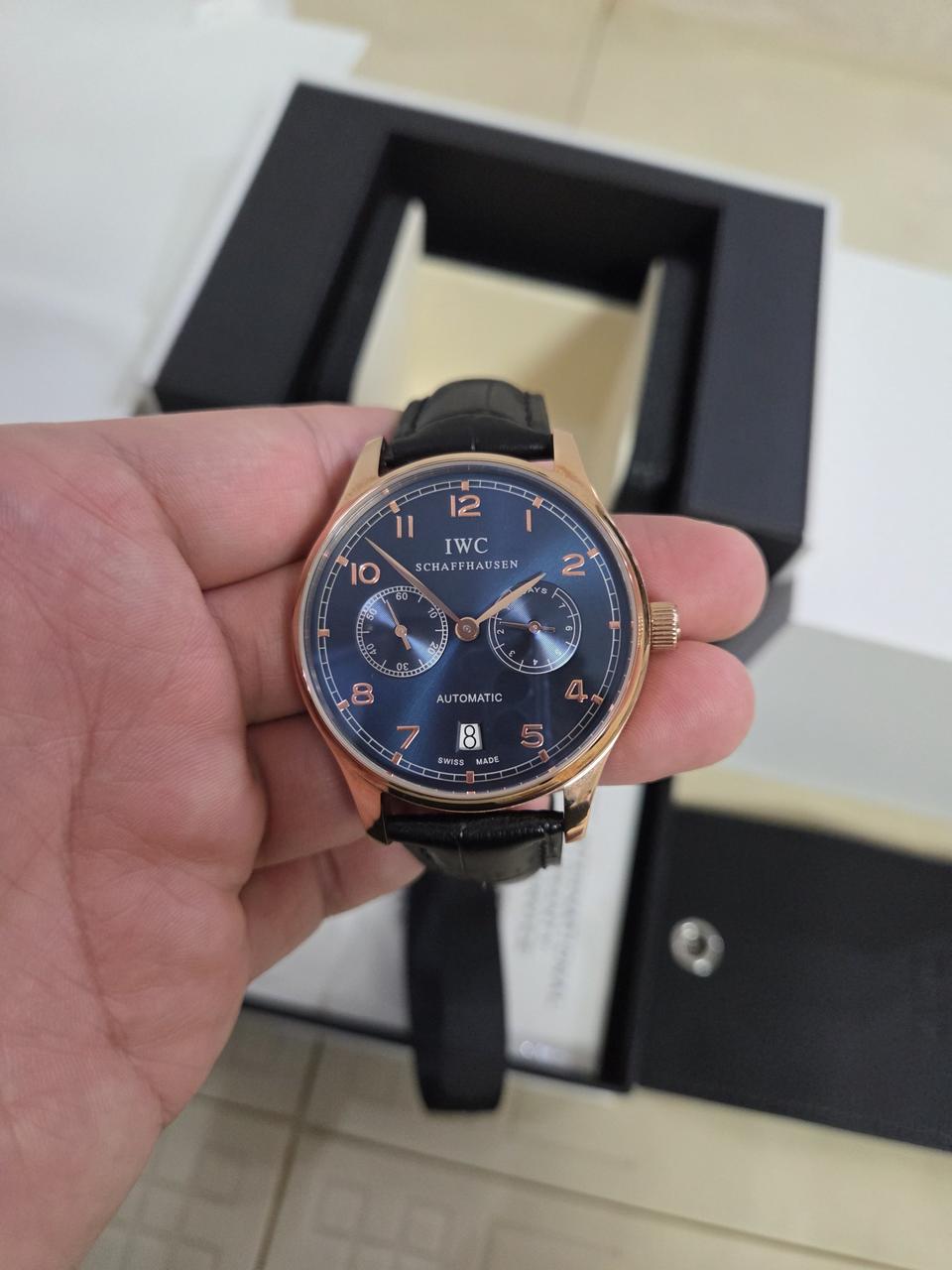 iwc 포루투기저 청판 오토메틱