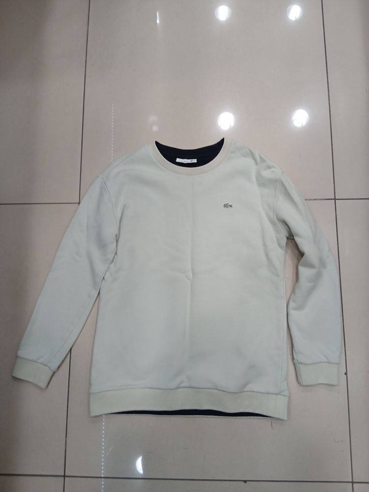 라코스테 34 여자90 약간민트색 매장판 정품 긴팔티셔츠 맨투맨 구제 