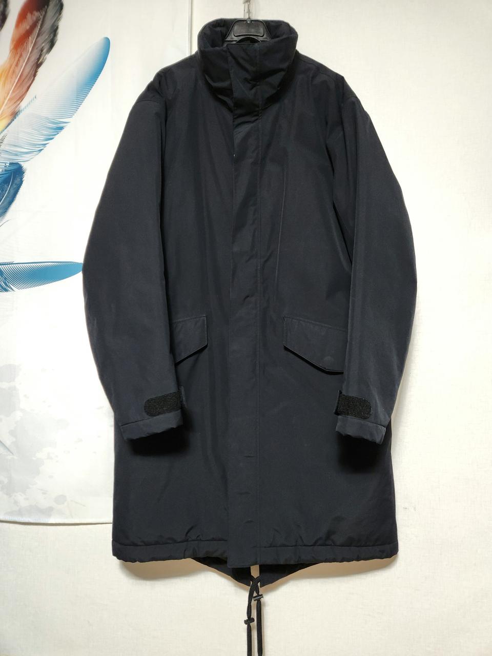 남 코오롱 사파리 블랙.롱패딩 ㅡ105