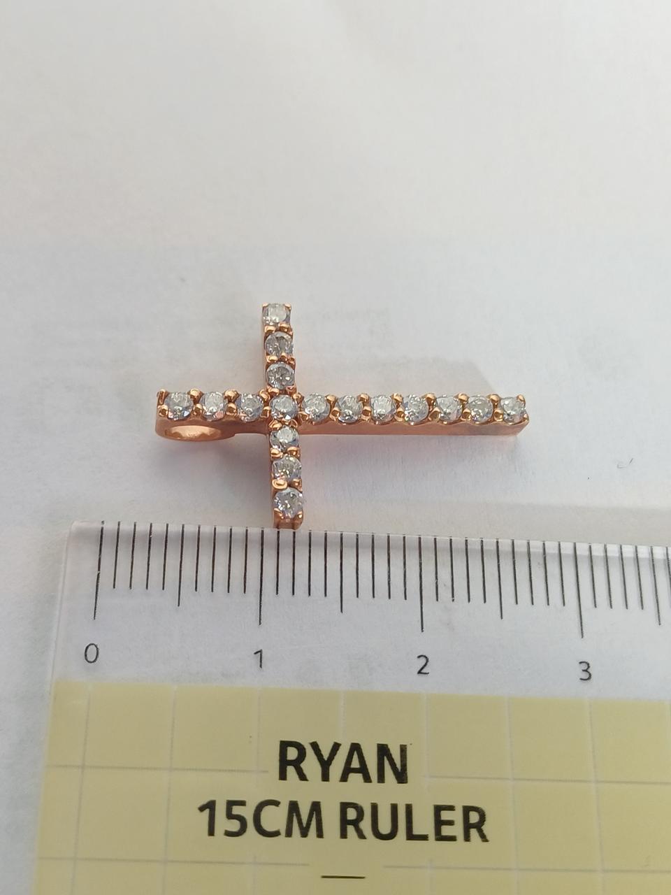 18k 팬던트 십자가