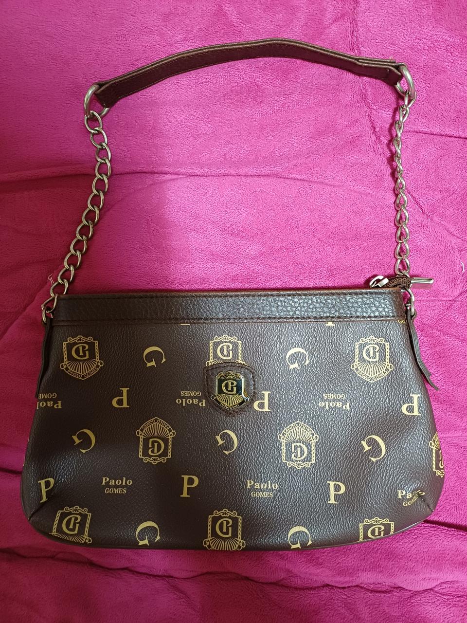 브라운 체인 숄더백 중고제품 판매합니다.