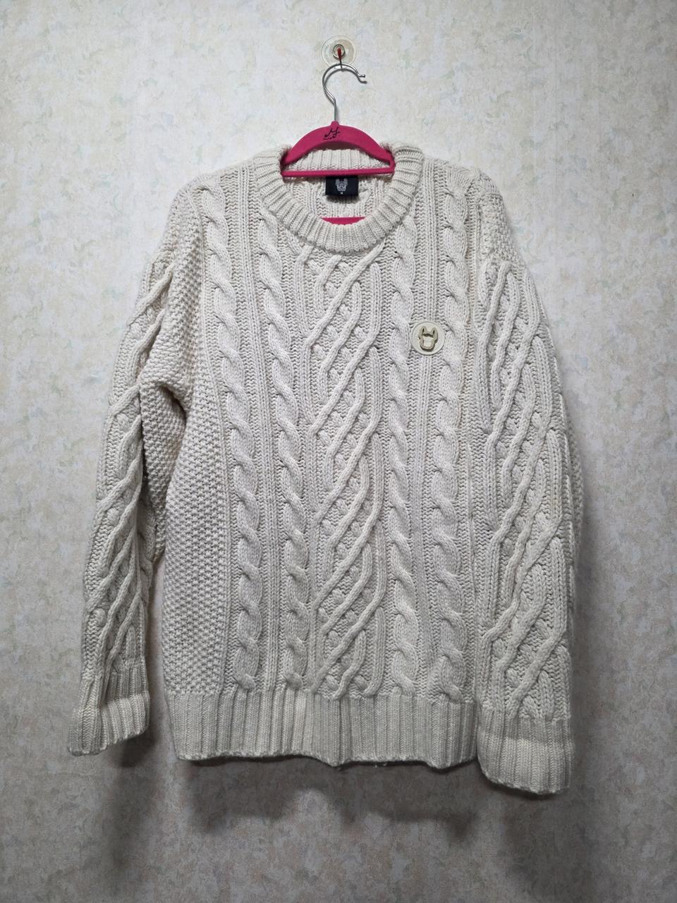 ♥무료배송♥라이프워크 남성 램소울 케이블 크루넥 니트