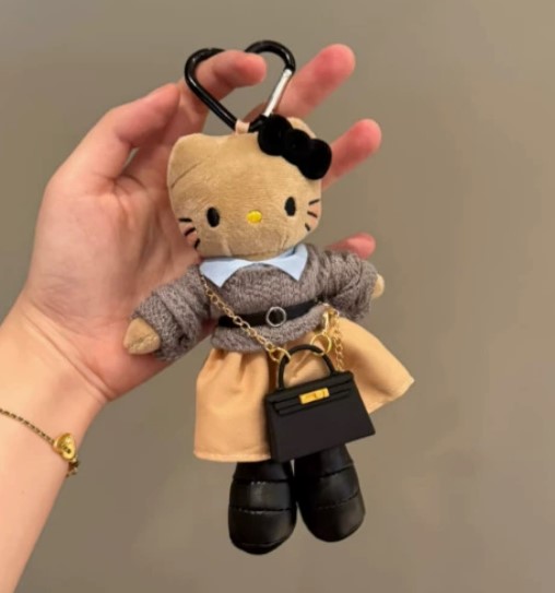 롱다리 키티 키링