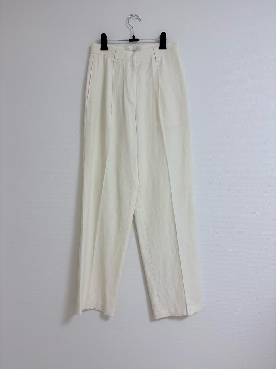 고퀄리티 아이보리 와이드 슬랙스