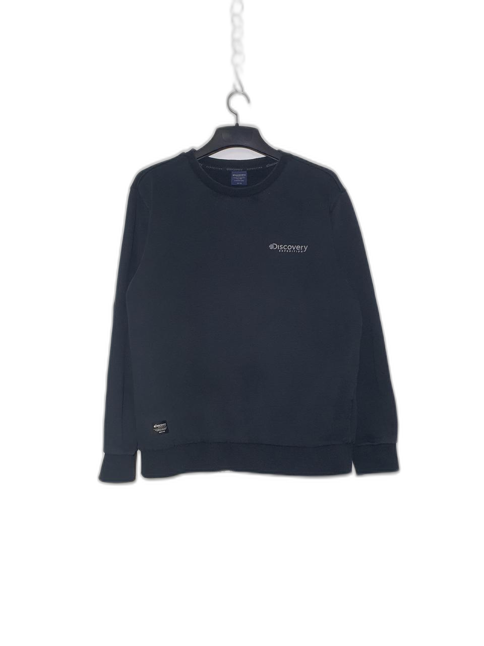 DISCOVERY 디스커버리 연블랙톤 안감기모 맨투맨