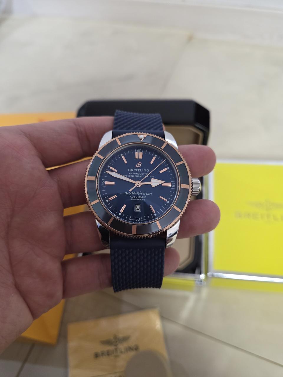 브라이틀링 슈퍼오션 청콤 풀박스