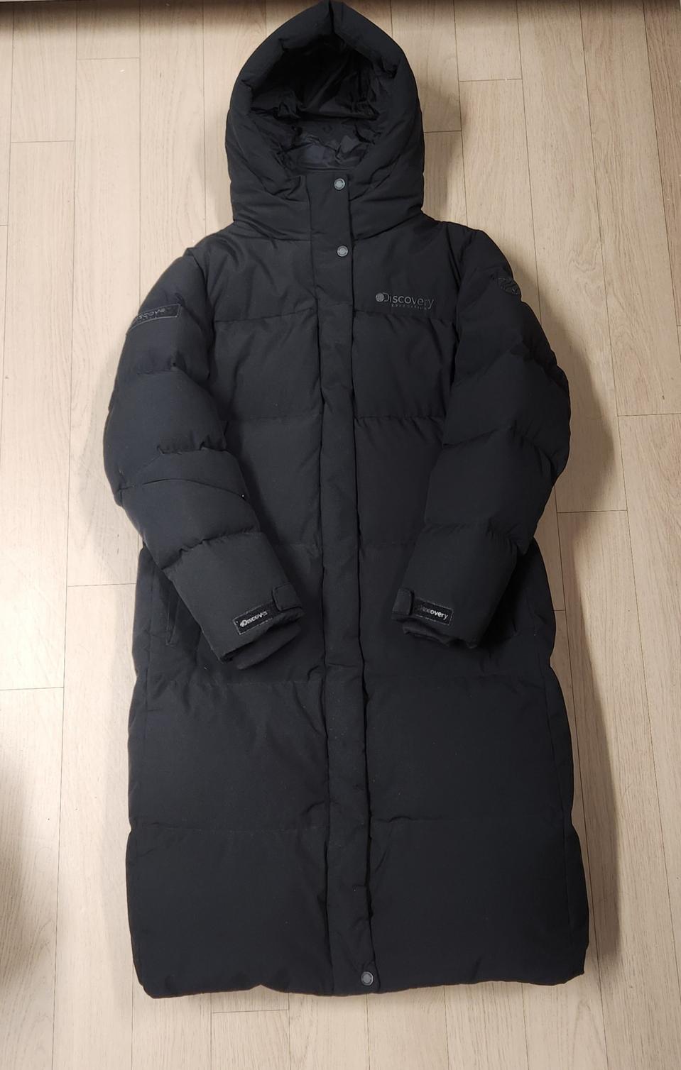 디스커버리 여성용 구스롱패딩 100