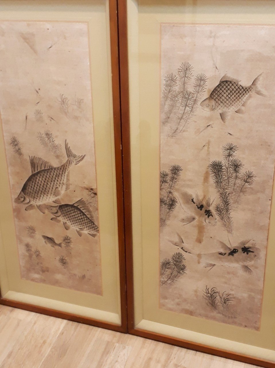 어해도 2점(대련)민화