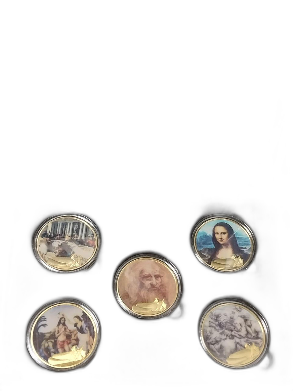 레오나르도다빈치명화,한정판기념주화발행