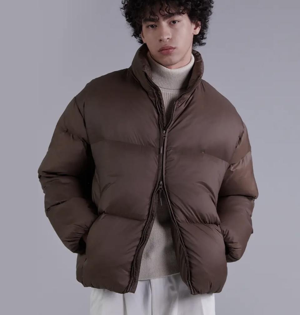 톤즈 덕다운 숏패딩 s