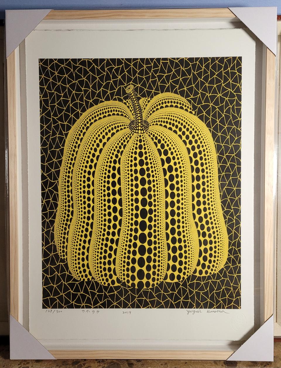 쿠사마야요이 그림액자 판화 에디션