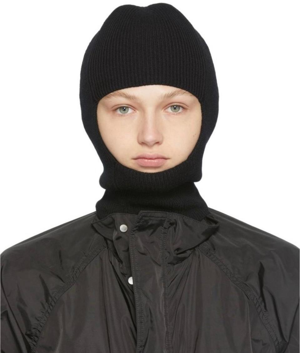 미착용 준지 바라클라바 블랙 JUUN J