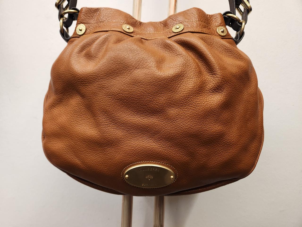 멀버리 브라운 가죽 크로스백-정품