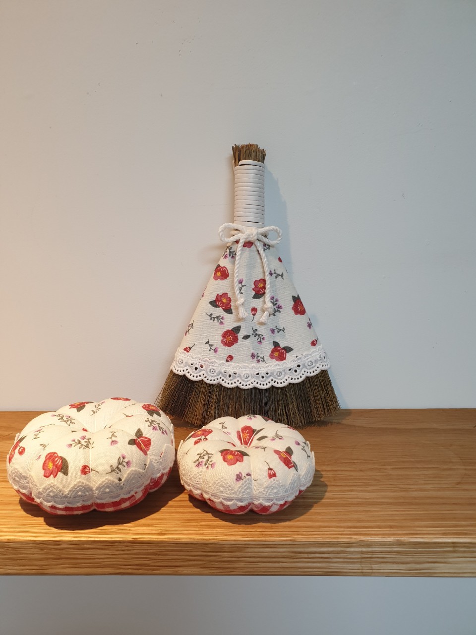 풍수인테리어소품) 핸드메이드_미니 복 빗자루, 호박핀쿠션