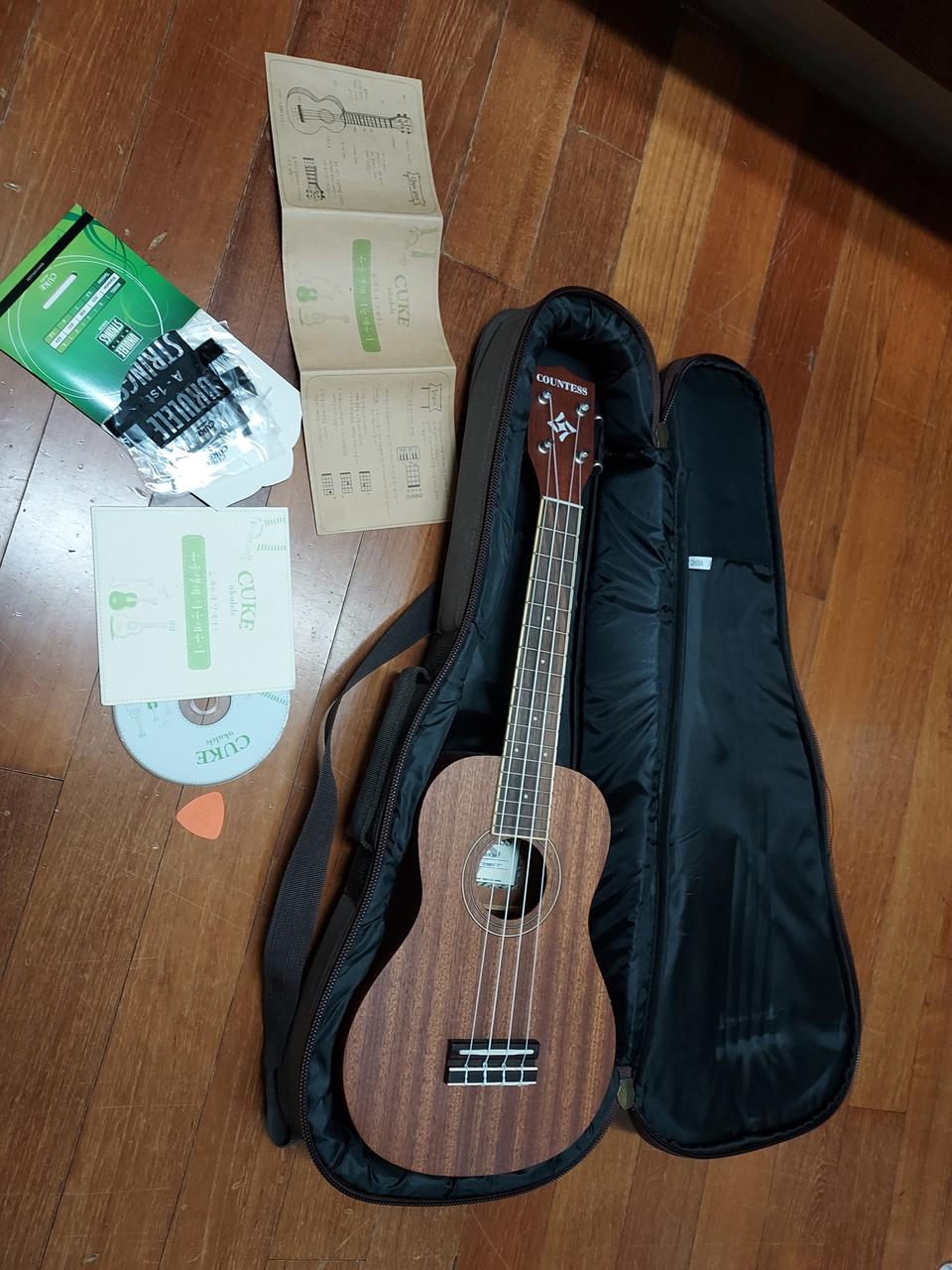 카운티스 소프라노 우쿨렐레 CUKE-10CAM 5만원(새것수준)