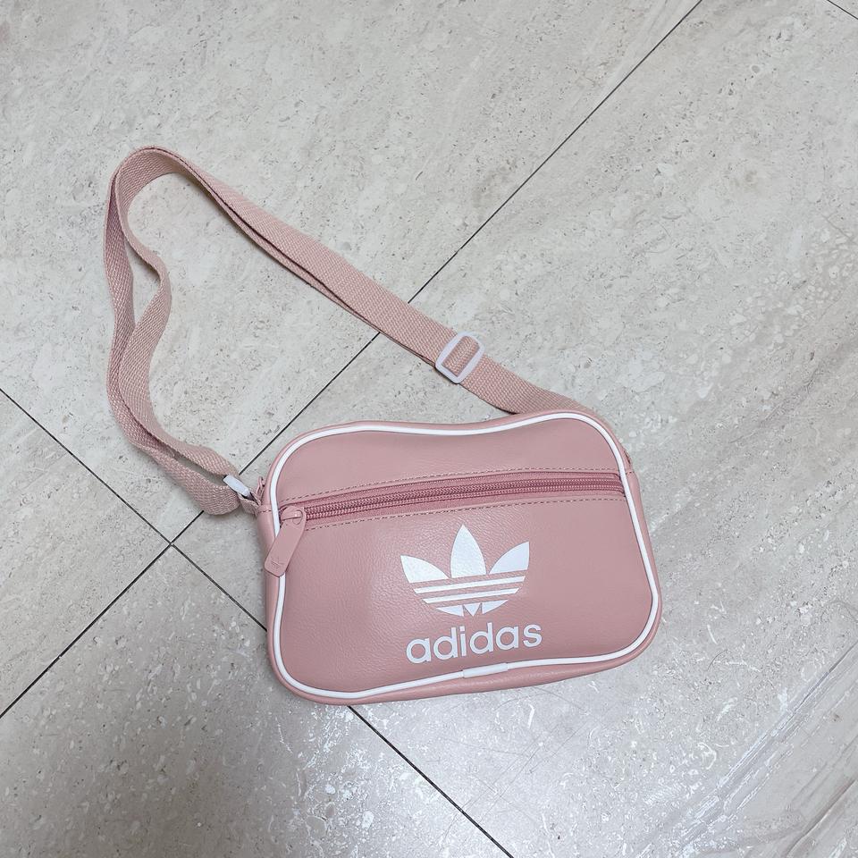 아디다스 핑크 크로스백