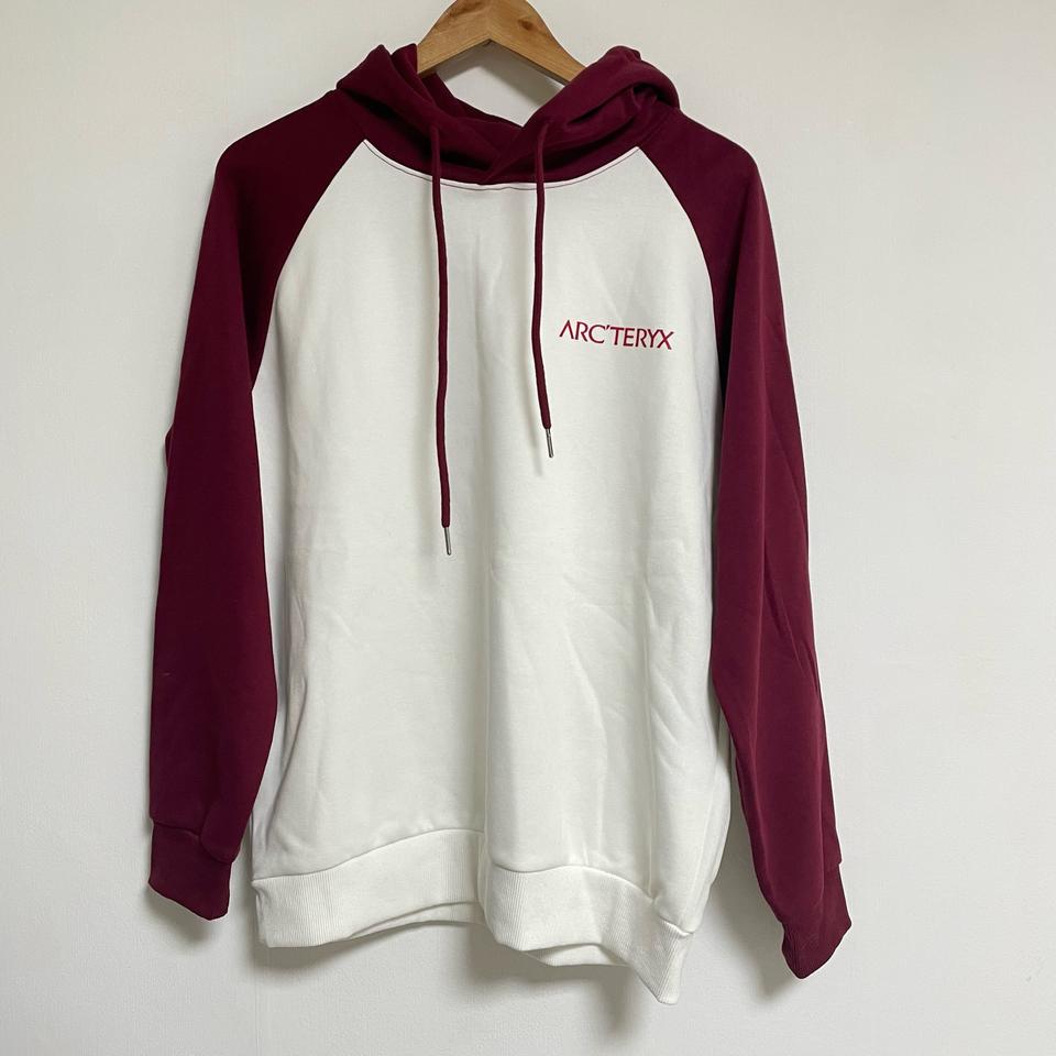 아크테릭스 배색 후드티셔츠